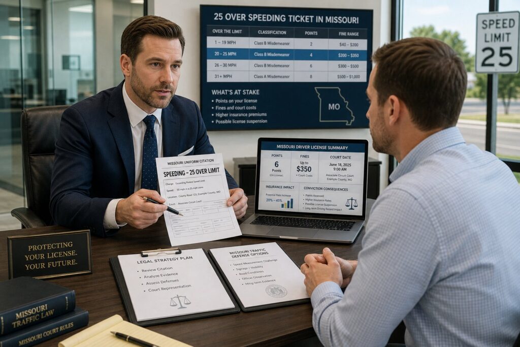Blog Articles 7 25+ Over Speeding Ticket in Missouri: What to Know