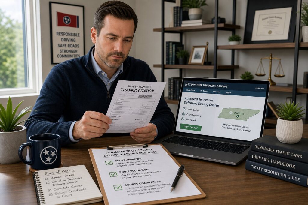 Blog Articles 9 Can a Tennessee Defensive Driving Course Help With a Traffic Ticket?