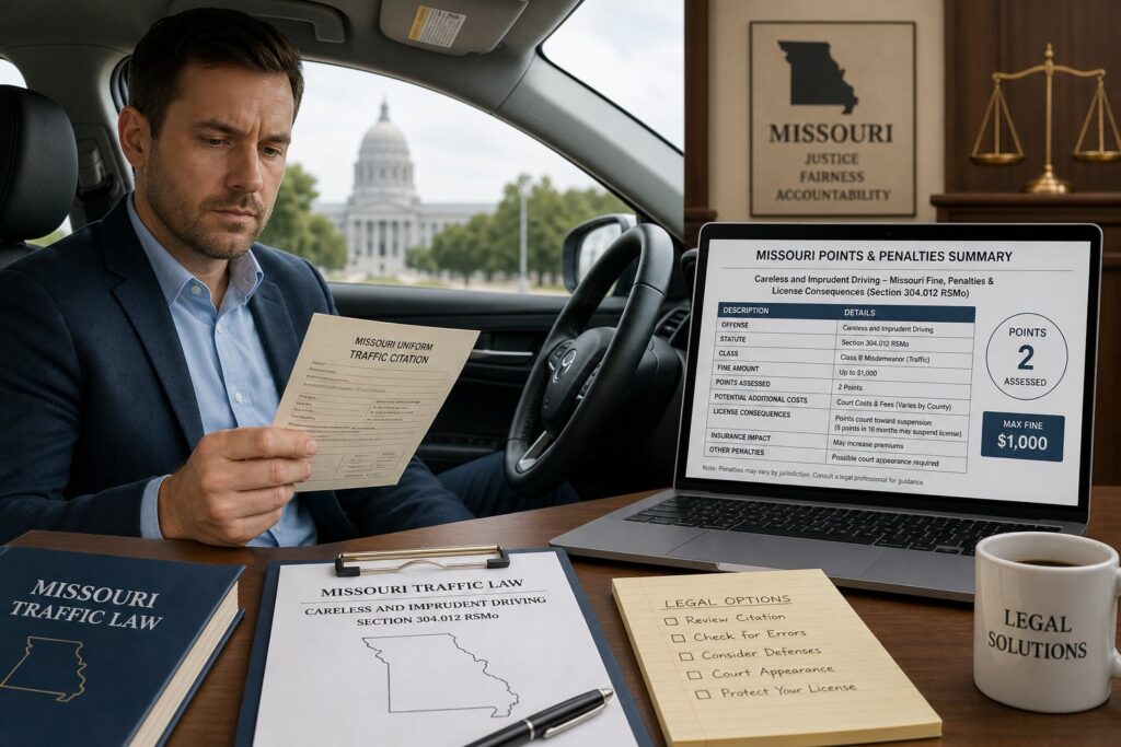 Blog Articles 6 Missouri Careless and Imprudent Driving Fine: How Much Does It Cost?