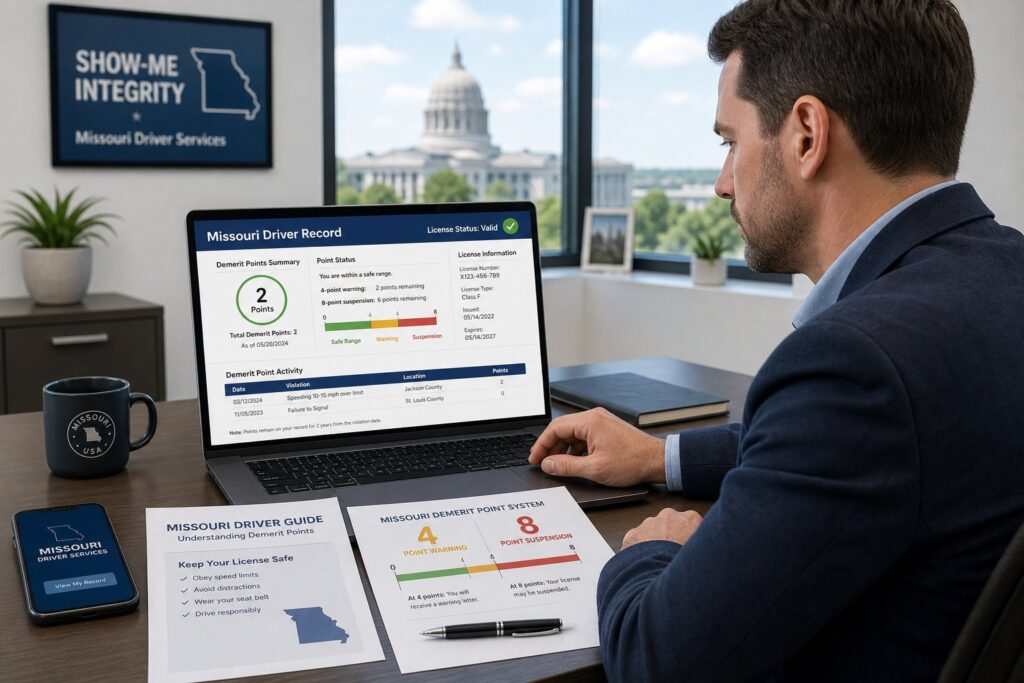Blog Articles 4 How to Check Points on Your Missouri Driver's License