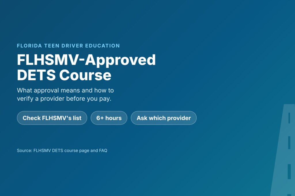Blog Articles 4 FLHSMV-approved DETS course: how to verify a Florida provider