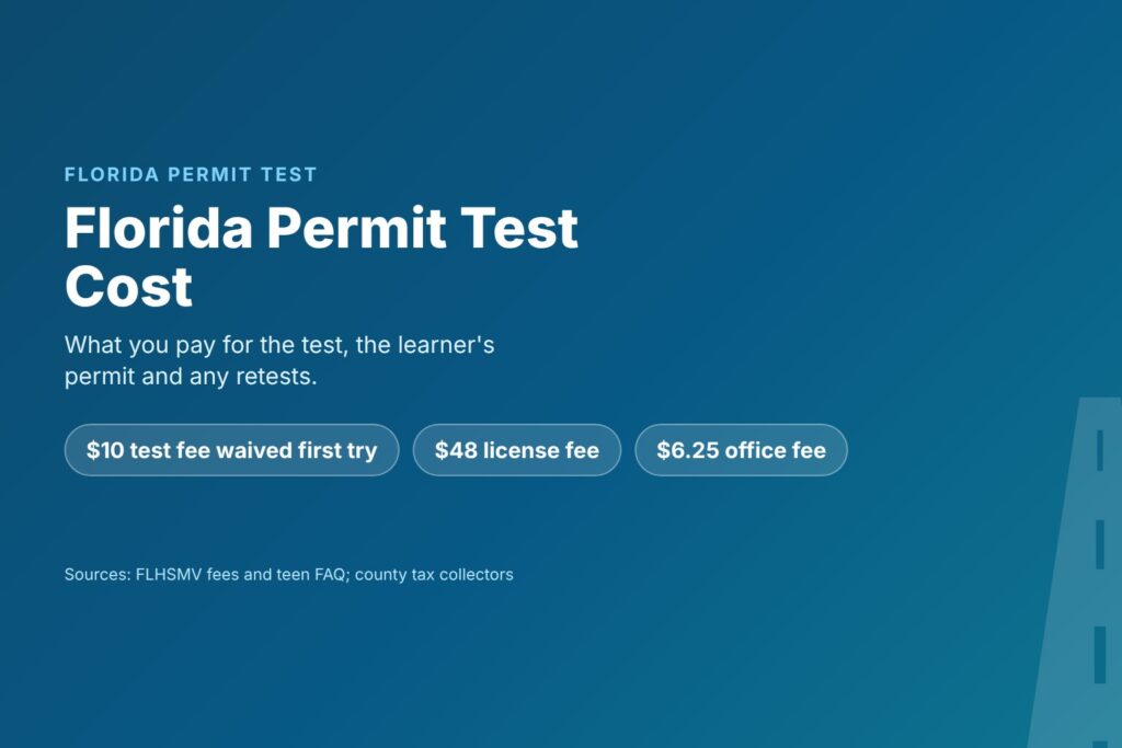 Blog Articles 10 Florida permit test cost and learner's permit fees
