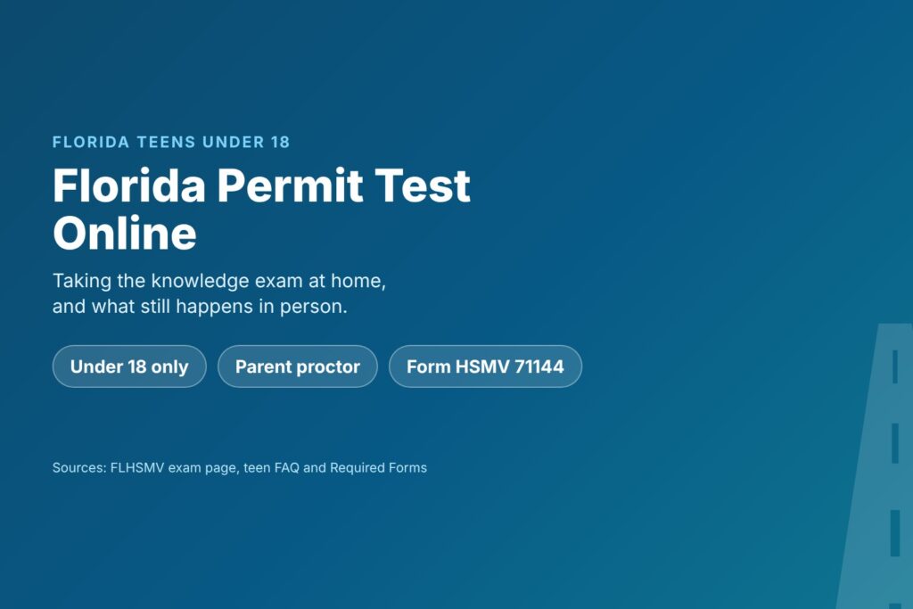 Blog Articles 8 Florida permit test online: taking the knowledge exam at home