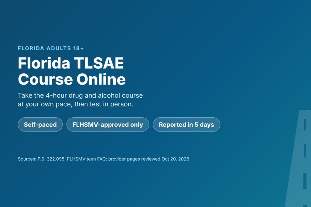 Blog Articles 2 How the Florida TLSAE course online works, from start to reporting