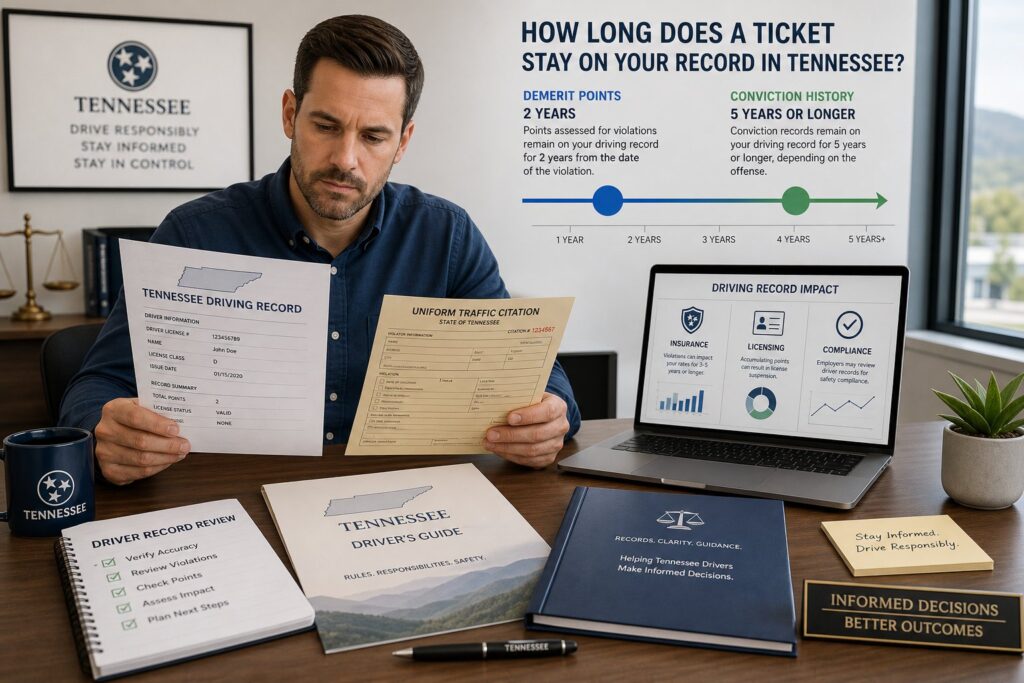 Blog Articles 3 How Long Does a Speeding Ticket Stay on Your Tennessee Driving Record?