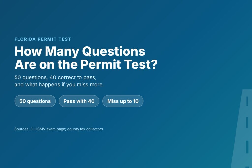 Blog Articles 5 How many questions are on the Florida permit test and the passing score