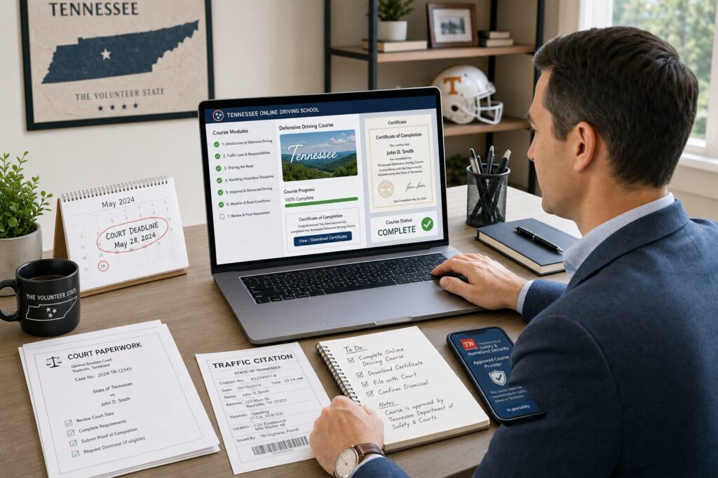 Blog Articles 10 How to Take the Tennessee Defensive Driving Course Online