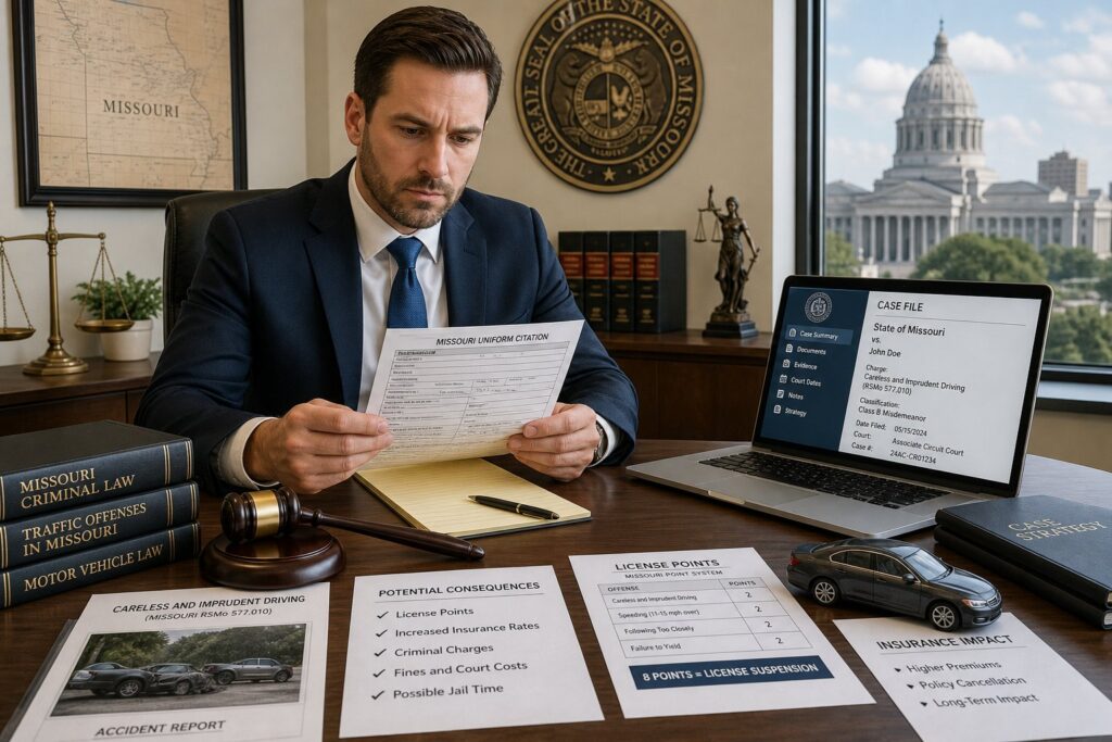 Blog Articles 4 Is Careless and Imprudent Driving a Misdemeanor in Missouri?