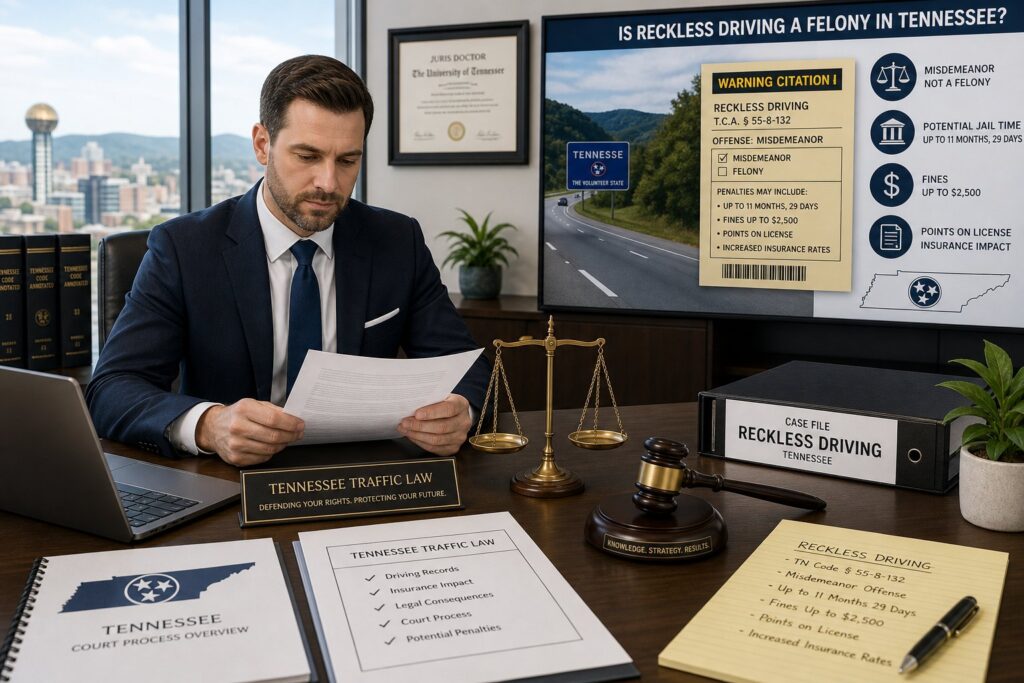 Blog Articles 9 Is Reckless Driving a Felony in Tennessee? What to Know