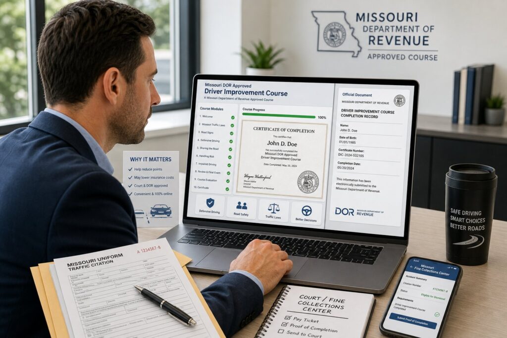 Blog Articles 6 Missouri DOR-Approved Driver Improvement Program: What It Means and How to Verify