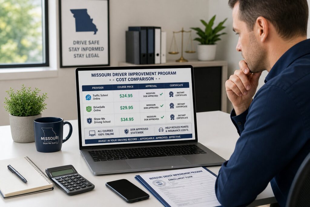 Blog Articles 3 Missouri Driver Improvement Program Cost: What to Expect