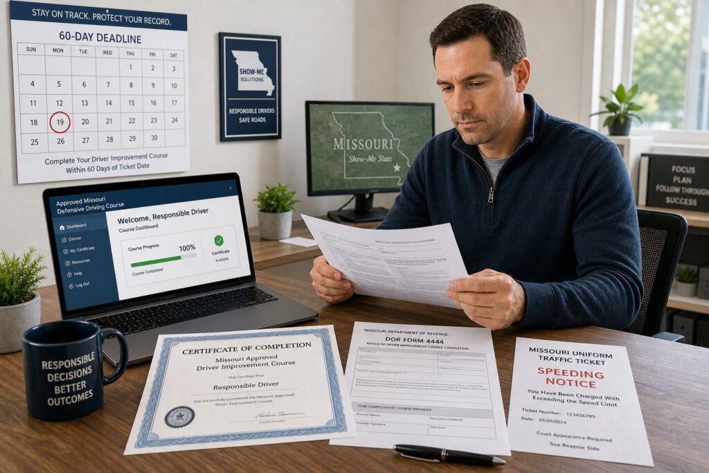 Blog Articles 2 Missouri Driver Improvement Program for a Speeding Ticket: What to Know