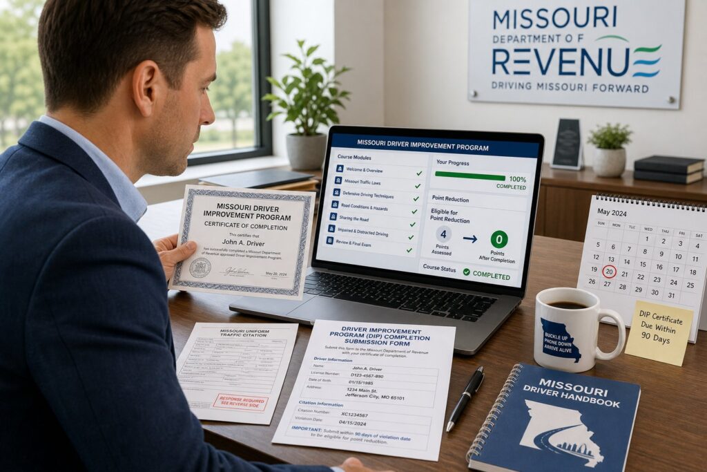 Blog Articles 1 Missouri Driver Improvement Program (DIP): The Complete Guide