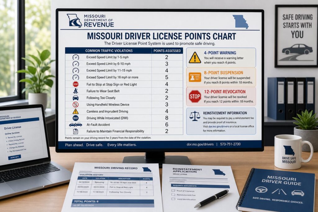 Blog Articles 11 Missouri Driver License Points System Explained
