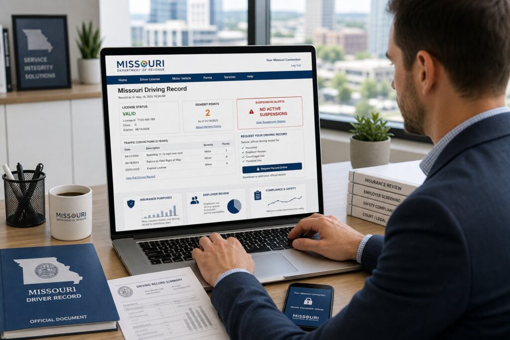 Blog Articles 9 Your Missouri Driving Record: How to Get It and What It Shows