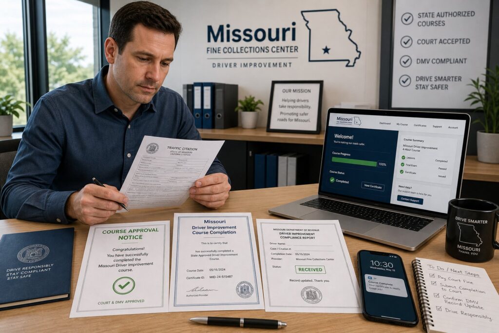 Blog Articles 8 Missouri Fine Collections Center (FCC) and the Driver Improvement Program