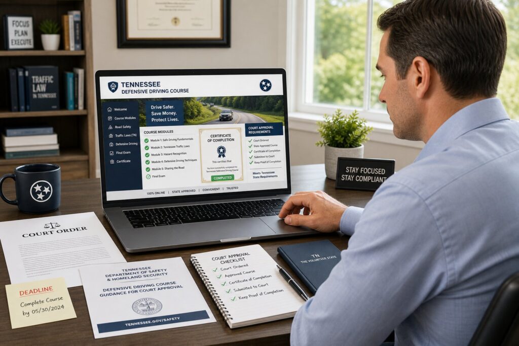 Blog Articles 4 Can I Take a Tennessee Defensive Driving Course Online If My Court Ordered It?