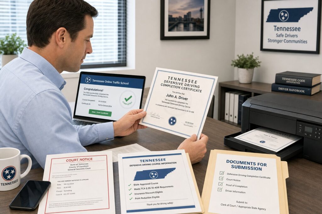Blog Articles 3 Tennessee Defensive Driving Course Certificate: What It Is and What to Do With It