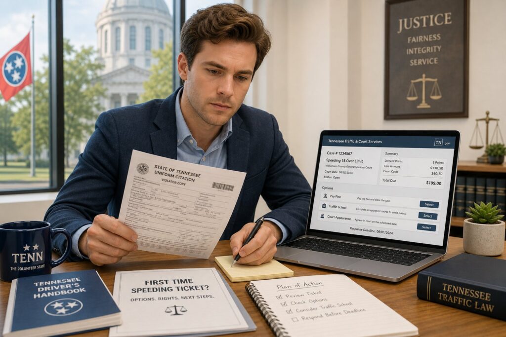 Blog Articles 4 Tennessee First-Time Speeding Ticket: What to Expect