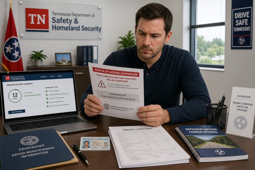Blog Articles 3 Tennessee License Suspension for Points: What Happens and How to Reinstate