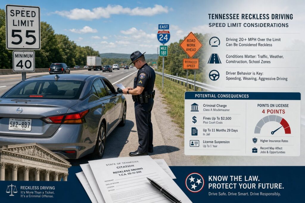 Blog Articles 9 Tennessee Reckless Driving Speed: What Drivers Should Know