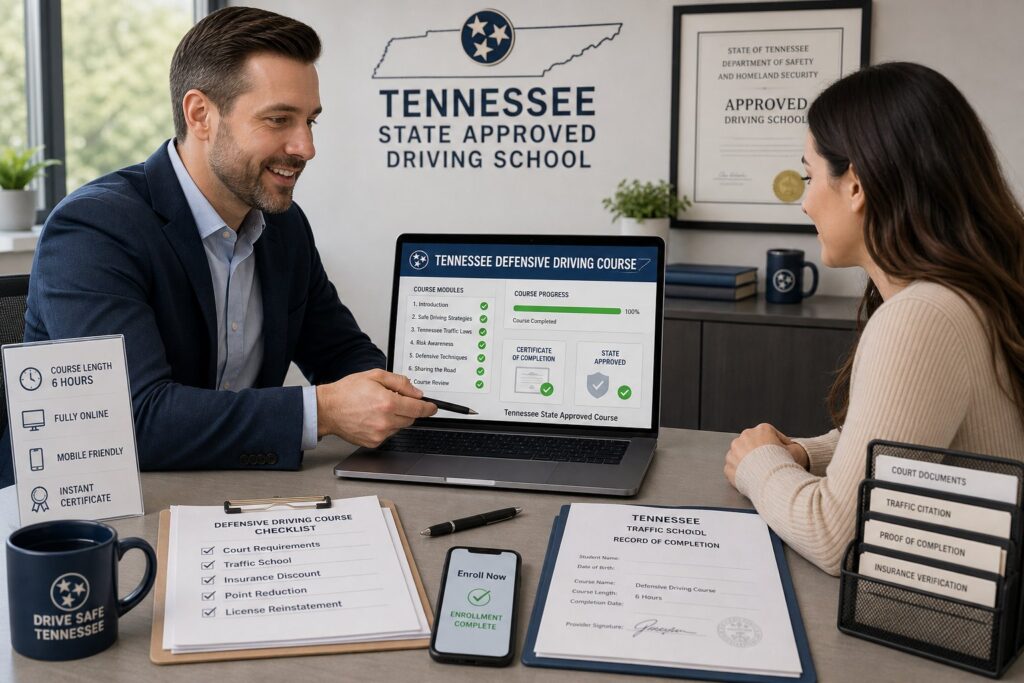Blog Articles 4 Tennessee State-Approved Defensive Driving Course: What It Means and How to Verify