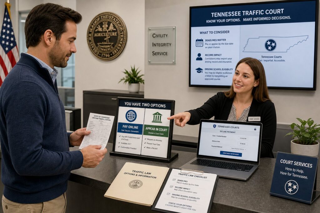 Blog Articles 3 Tennessee Traffic Ticket Options: Pay, Contest, or Ask About Driving School